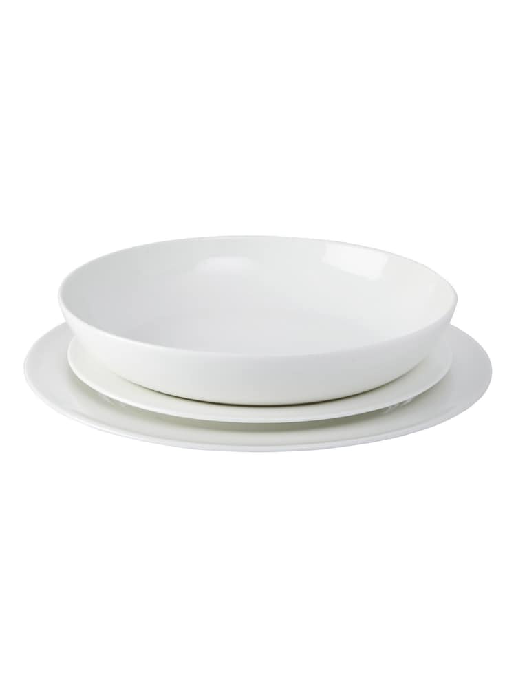 The White Company 12 Piece White Symons Dinner Set - Image 2 of 2
