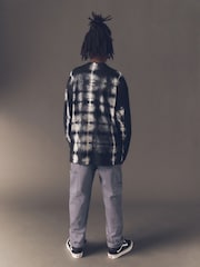 Black Tie Dye Long Sleeve Graphic 100% Cotton T-Shirt (3-16yrs) - Image 3 of 4