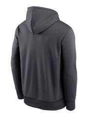 Nike Grey Los Angeles Dodgers Therma Icon Performance Fleece Pullover - Image 3 of 3