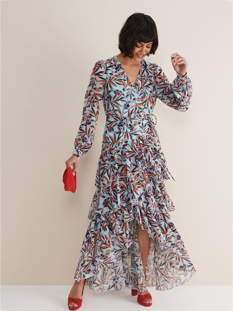 Phase Eight Blue Jada Dress - Image 1 of 6