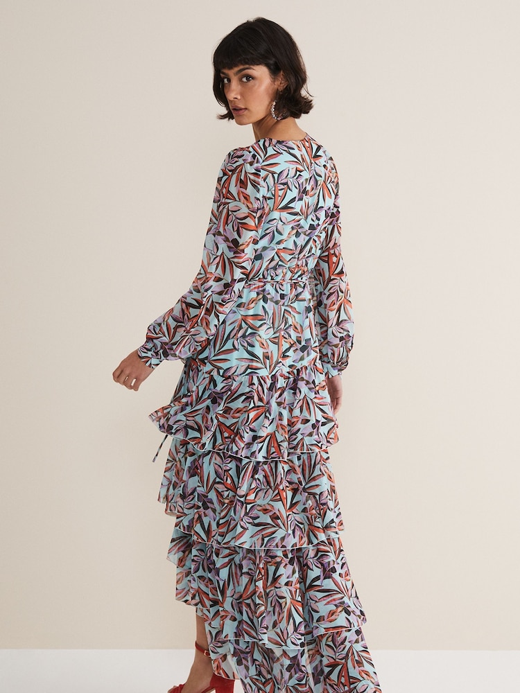 Phase Eight Blue Jada Dress - Image 2 of 6 Phase Eight Blue Jada Dress - Image 2 of 6