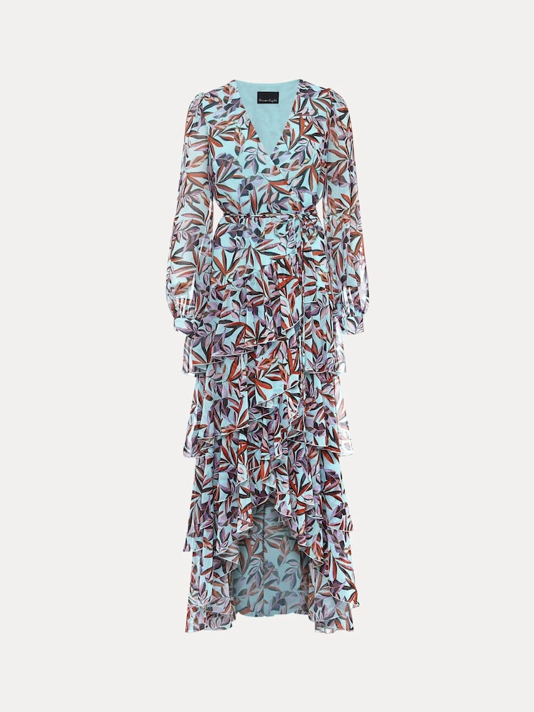 Phase Eight Blue Jada Dress - Image 6 of 6