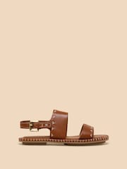 White Stuff Brown Sweetpea Leather Sandals - Image 1 of 4