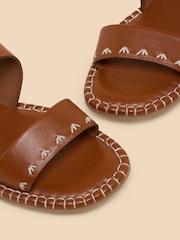 White Stuff Brown Sweetpea Leather Sandals - Image 4 of 4