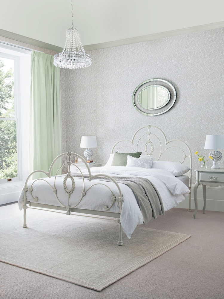 Laura Ashley Ivory Somerset Metal Bed Frame - Image 1 of 6
