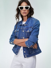 Baukjen Blue Organic Denim Jacket - Image 5 of 6
