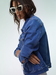 Baukjen Blue Organic Denim Jacket - Image 6 of 6