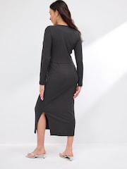 Charchol Black - Langärmliges Kleid (Still- und Umstandsmode) - Bild 3 von 6