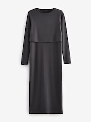 Charchol Black - Langärmliges Kleid (Still- und Umstandsmode) - Bild 5 von 6
