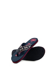 Weird Fish Blue Hamdon Jacquard Flip Flops - Image 4 of 4