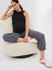 Black Maternity Nursing Racer Vest - Image 2 of 7