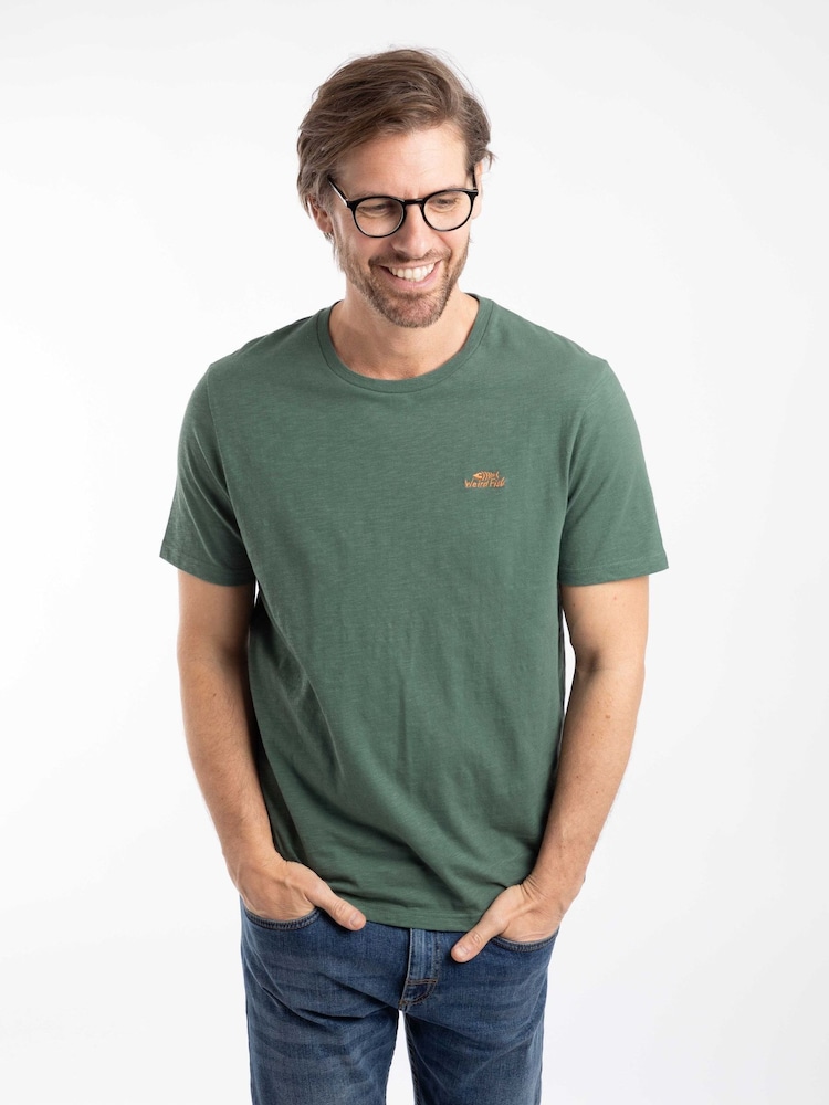 Weird Fish Green Fished Branded T-Shirt - Image 1 of 7 Weird Fish Green Fished Branded T-Shirt - Image 1 of 7