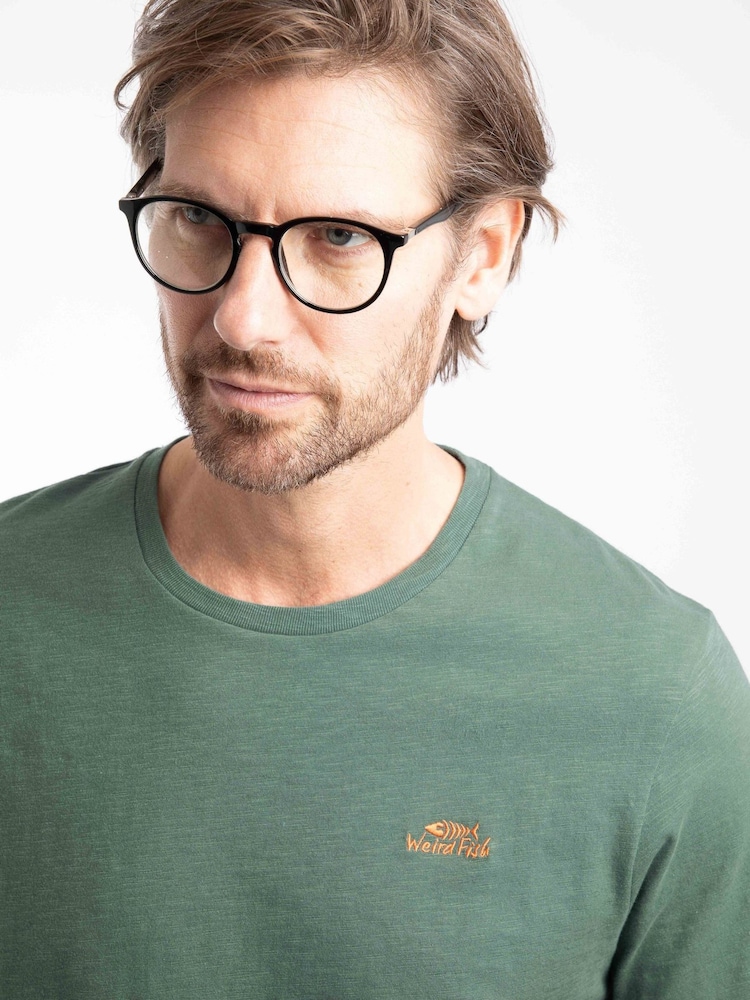 Weird Fish Green Fished Branded T-Shirt - Image 2 of 7 Weird Fish Green Fished Branded T-Shirt - Image 2 of 7