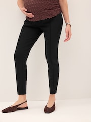 Black Maternity Skinny Ponte Trousers - Image 1 of 8
