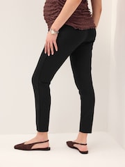 Black Maternity Skinny Ponte Trousers - Image 3 of 8