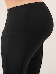 Black Maternity Skinny Ponte Trousers - Image 4 of 8