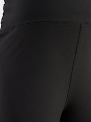 Black Maternity Yoga Flare Leggings - Image 8 of 9