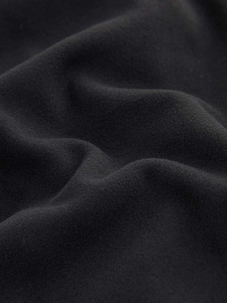 Black Maternity Yoga Flare Leggings - Image 9 of 9