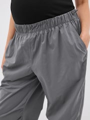 Charcoal Grey Maternity Utility Cargo Trousers - Image 4 of 7