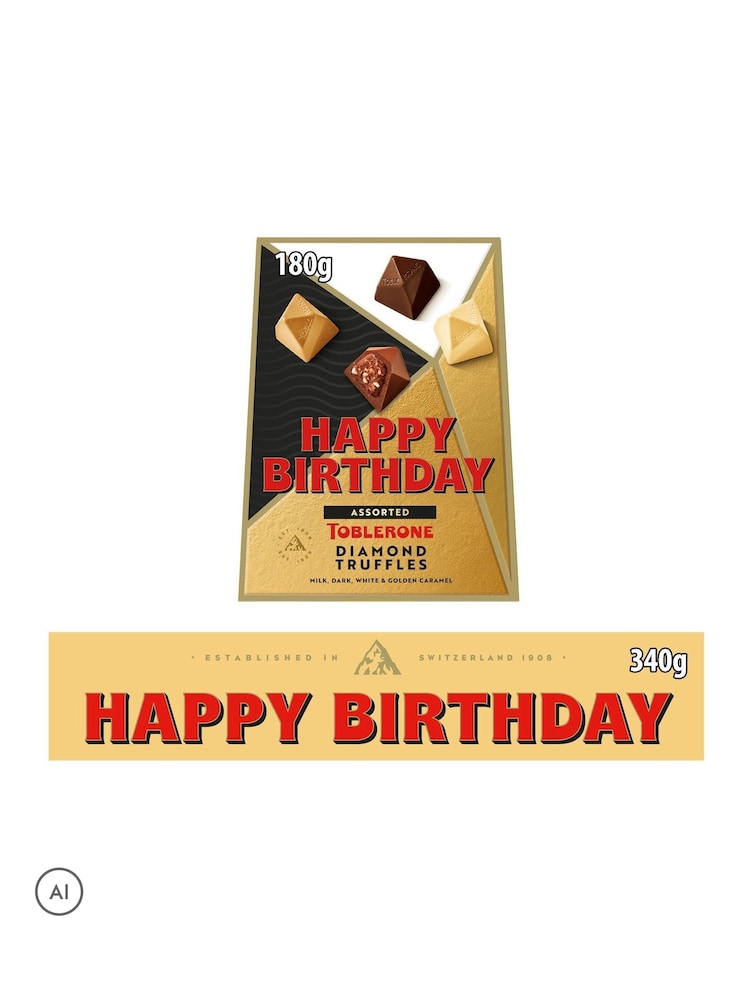 Toblerone Happy Birthday Truffle Bundle - Image 3 of 3