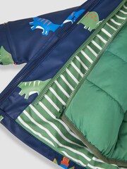 JoJo Maman Bébé Navy 3-In-1 Waterproof Jacket - Image 9 of 12
