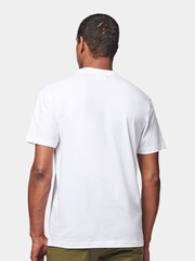Peckham Rye White Printed 100% Cotton T-Shirt - Image 4 of 6