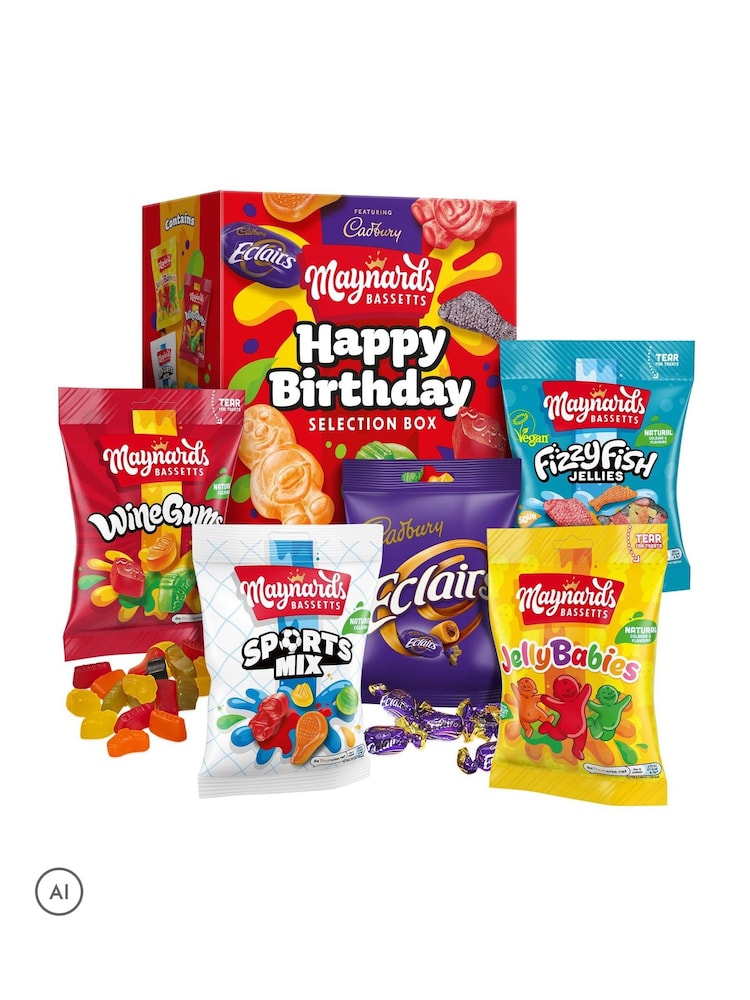 Cadbury Maynards Bassetts Happy Birthday Sweet Selection Box - Image 2 of 3
