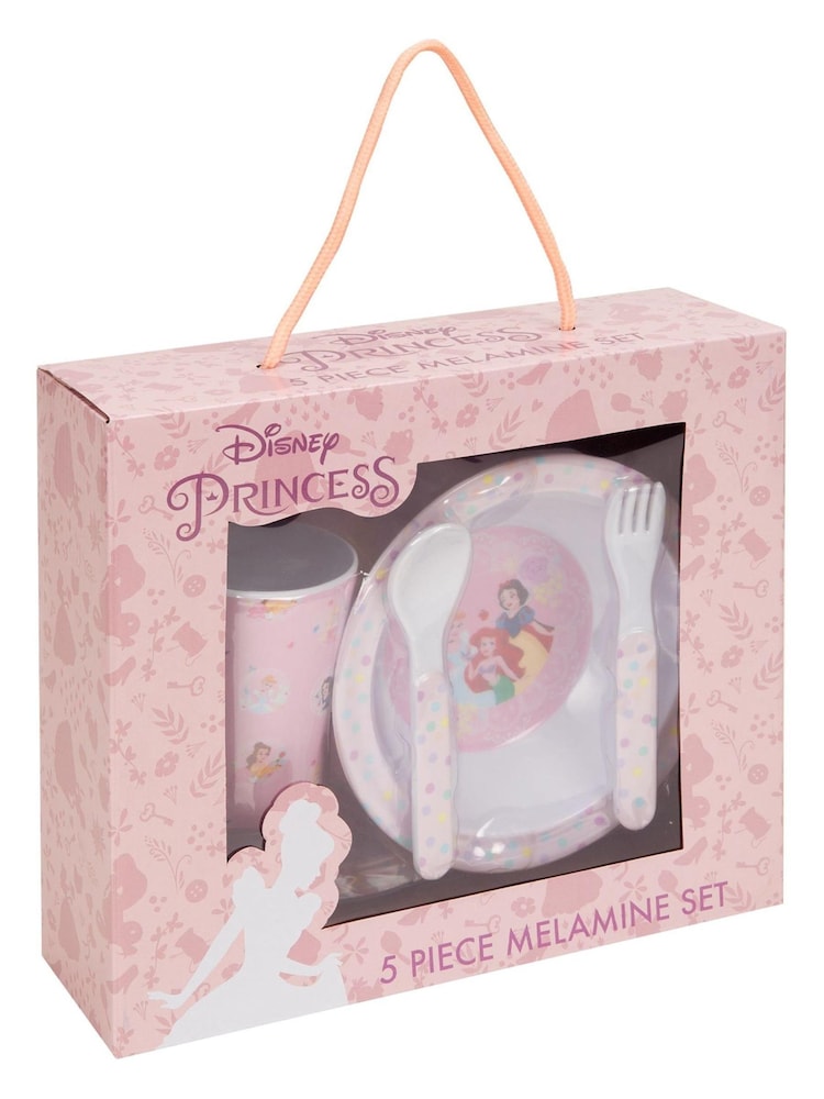 Disney 5 Piece Pink True Princess Breakfast Set - Image 2 of 2