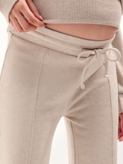 Neutral Maternity Wide Leg Joggers - Image 4 of 8