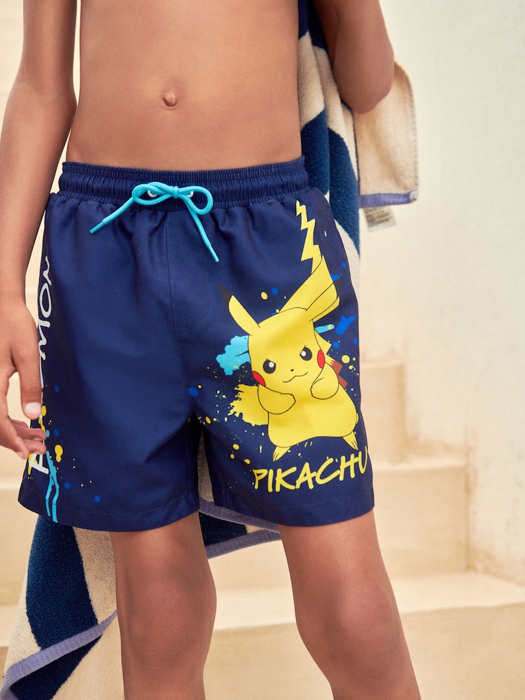 Pokemon Blue Swim Shorts (3-16yrs) - Image 1 of 7