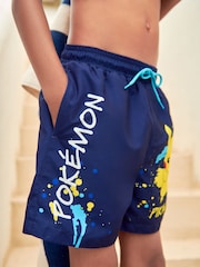 Pokemon Blue Swim Shorts (3-16yrs) - Image 3 of 7