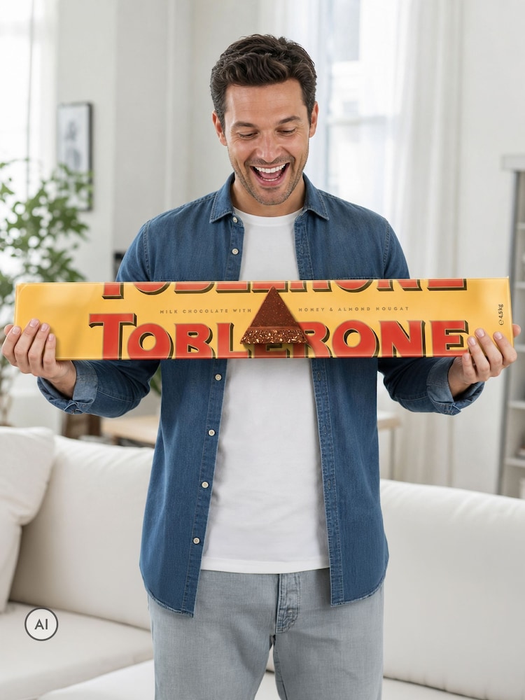 Toblerone Giant Milk Chocolate Bar 4.5kg - Image 1 of 3 Toblerone Giant Milk Chocolate Bar 4.5kg - Image 1 of 3