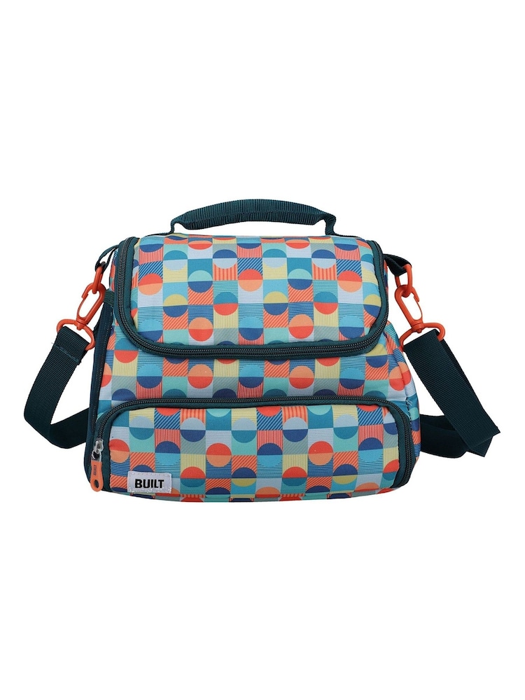 BUILT Blue Retro 6 Litre Lunch Bag - Image 2 of 3