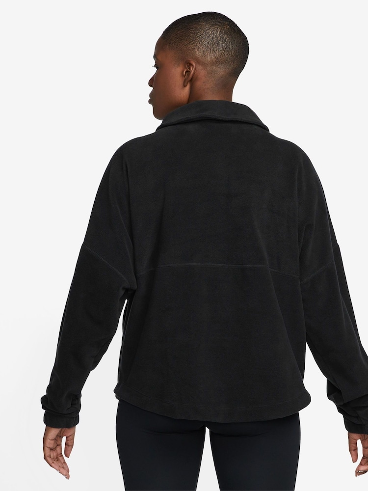 Nike Black Therma-FIT One Cosy Sweat Top - Image 2 of 3