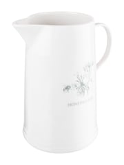 Mary Berry White Garden Honeysuckle Large Jug - Image 3 of 4