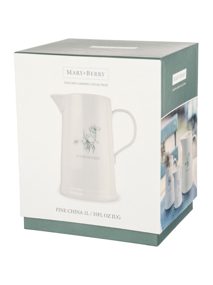 Mary Berry White Garden Honeysuckle Large Jug - Image 4 of 4