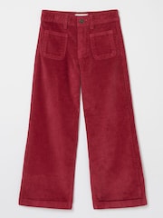 FatFace Pink Willow Wide Leg Cord Trousers - Image 4 of 4