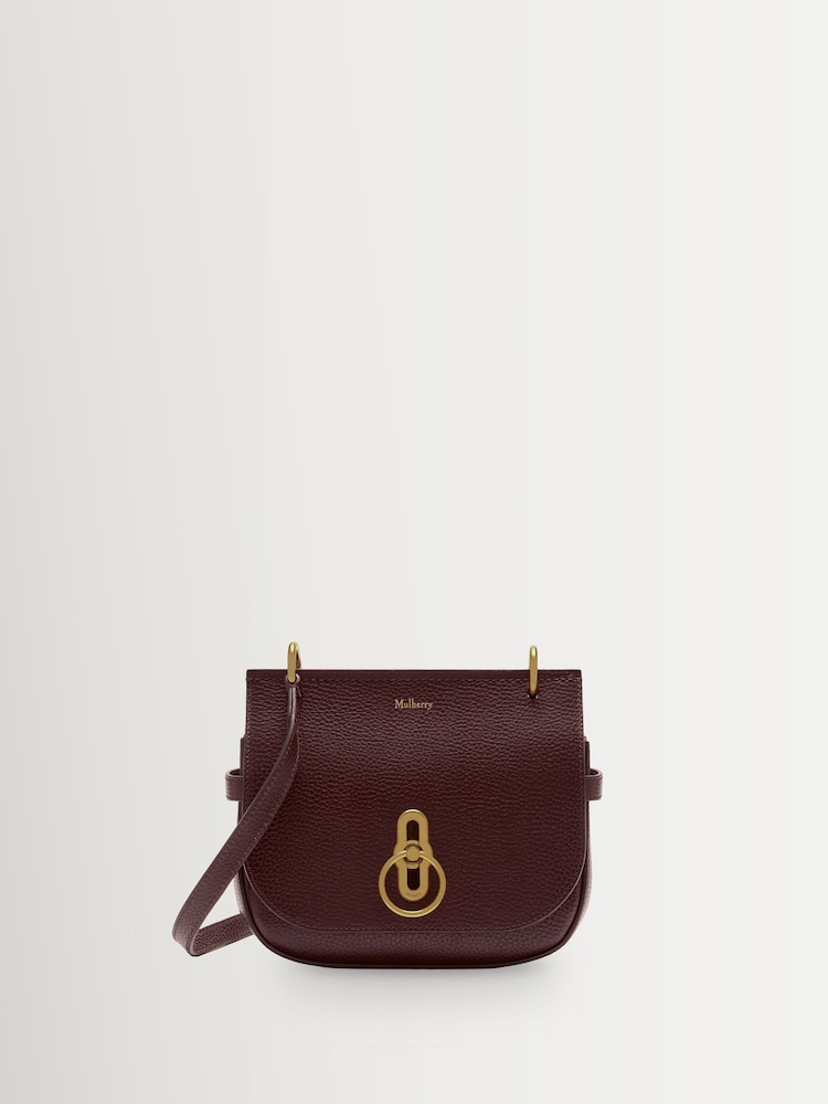 Mulberry Red Small Amberley Satchel Bag - Image 1 of 6
