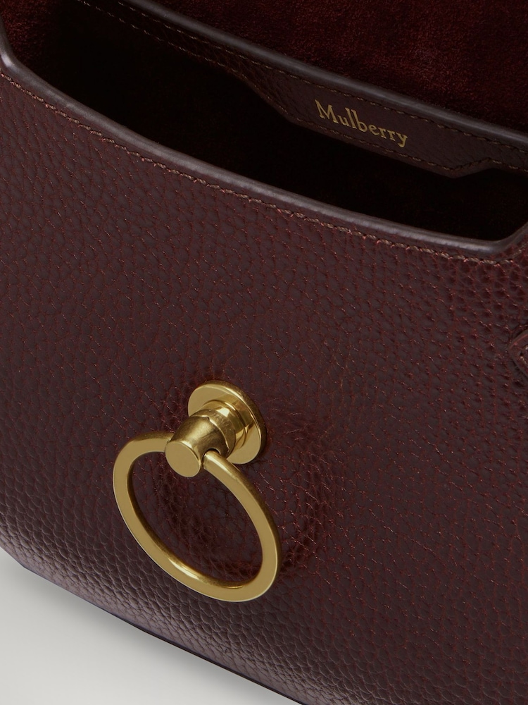Mulberry Red Small Amberley Satchel Bag - Image 6 of 6