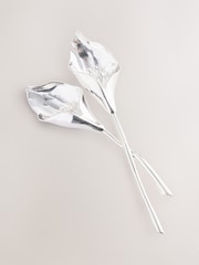 Silver Tone Flower Stem Brooch - Image 1 of 3