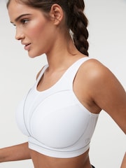White Next Active Sports High Impact Dry Tech Non Pad Bra B-G - Image 3 of 5