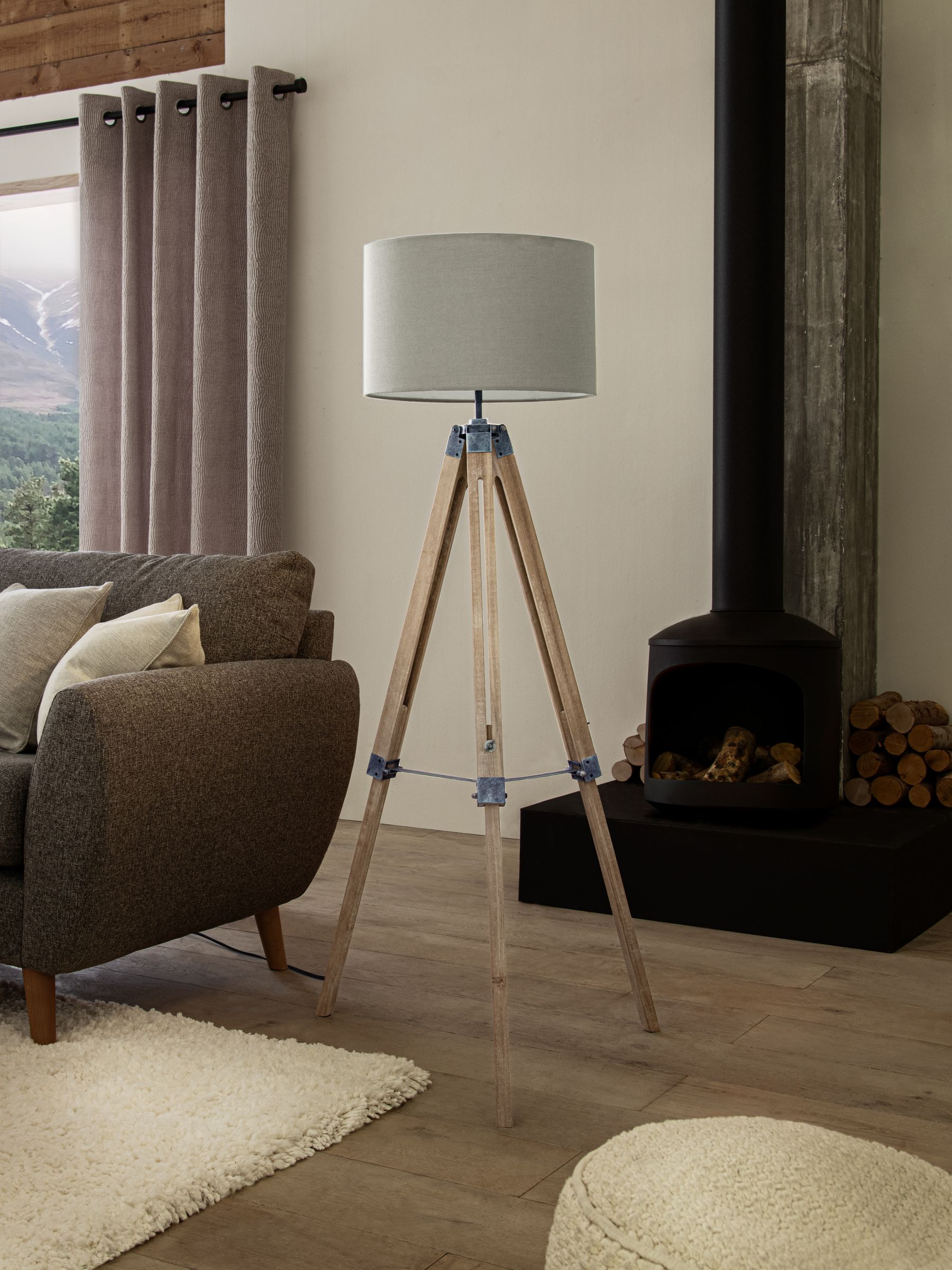Grey floor lamp next online