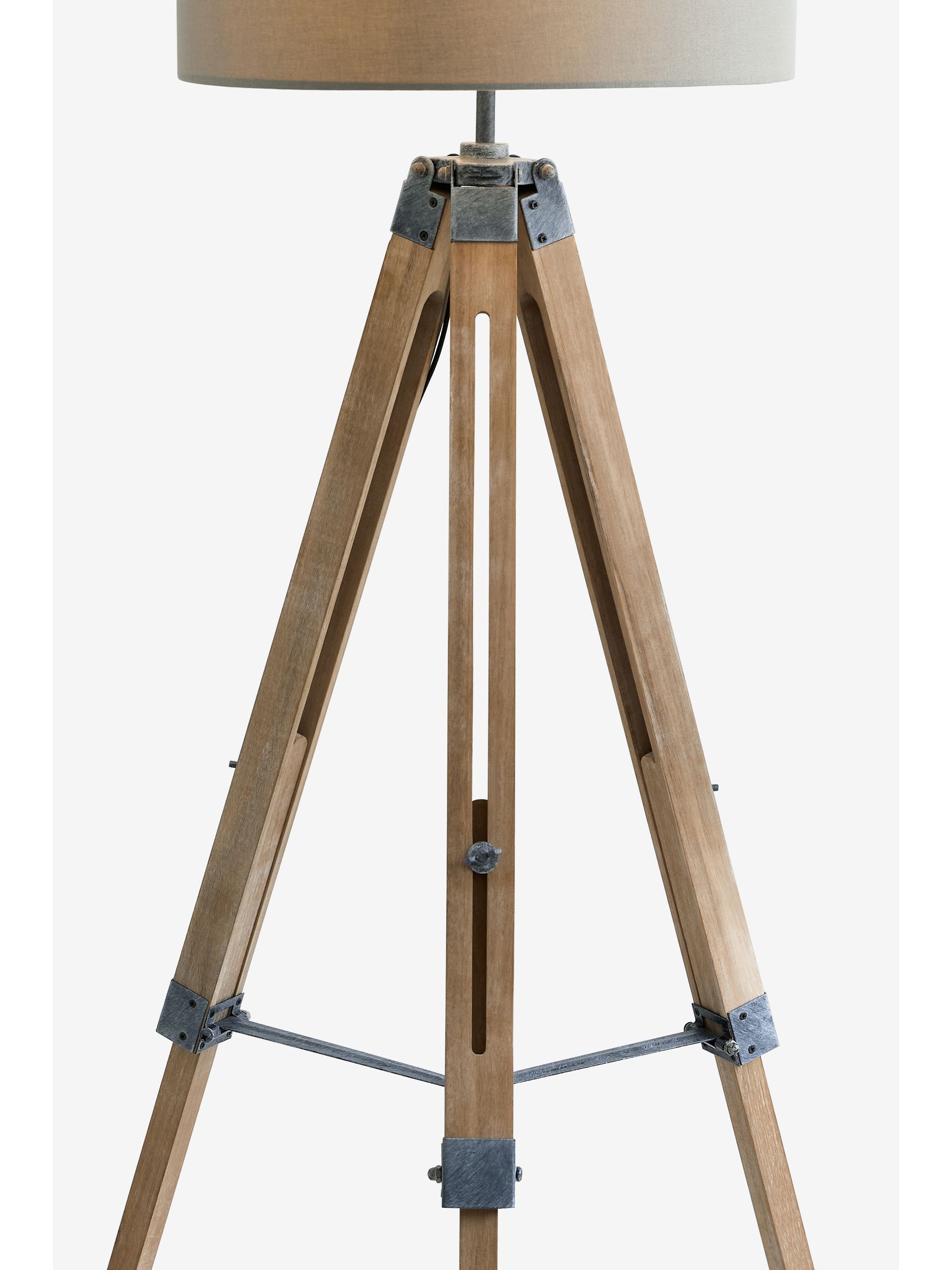 Buy Grey Bronx Wood Tripod Floor Lamp from the Next UK online shop