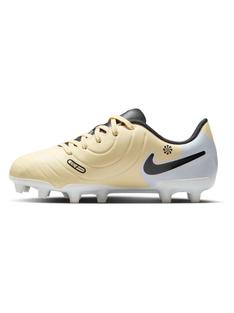 Nike Yellow Kids Tiempo Legend 10 Club Multi Ground Football Boots - Image 2 of 11