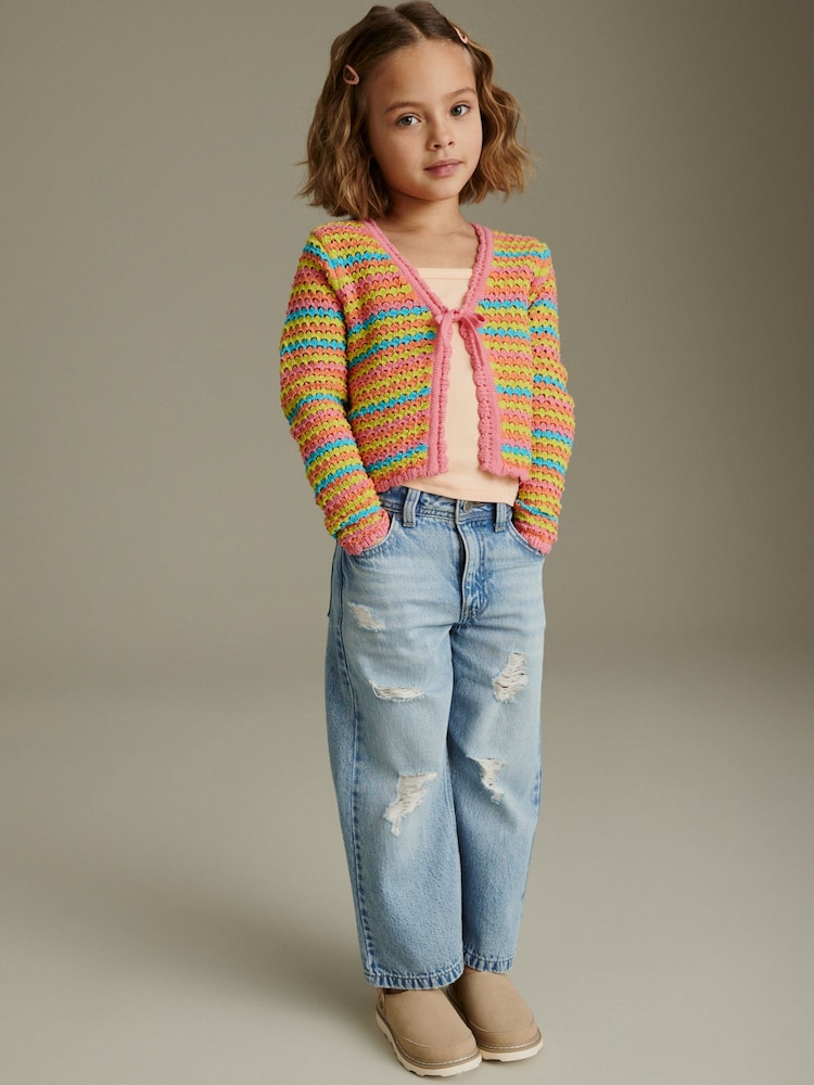 Rainbow Crochet Cardigan (3-16yrs) - Image 1 of 6