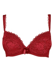 Rojo - Sujetador escotado con relleno Rebel de Pour Moi - Imagen 3 de 4