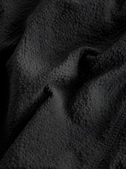 Black Seersucker Plain Premium Swim Shorts - Image 10 of 12