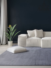 Asiatic Rugs Blue Kuza Stripe Rug - Image 5 of 6