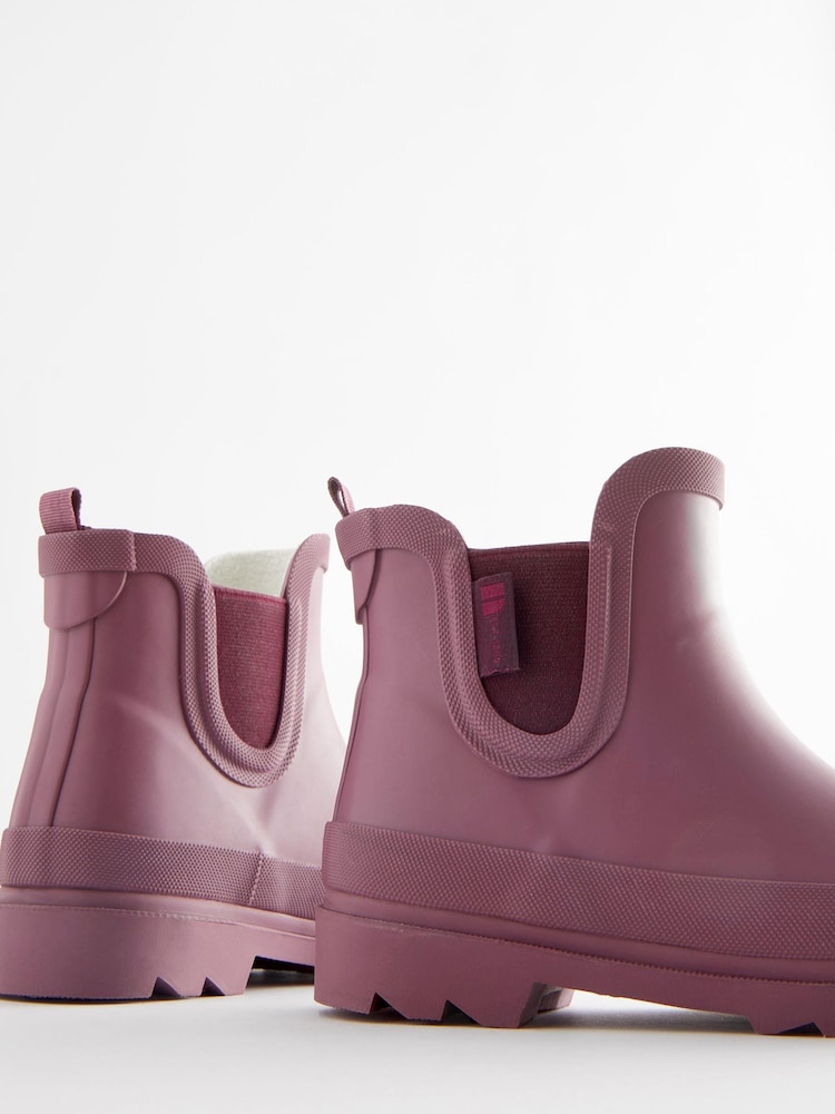 Purple Plum Chelsea Wellies - Image 5 of 5 Purple Plum Chelsea Wellies - Image 5 of 5