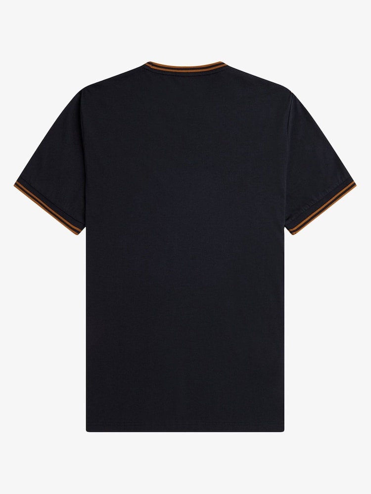 Fred Perry Twin Tipped Logo T-Shirt - Image 6 of 6